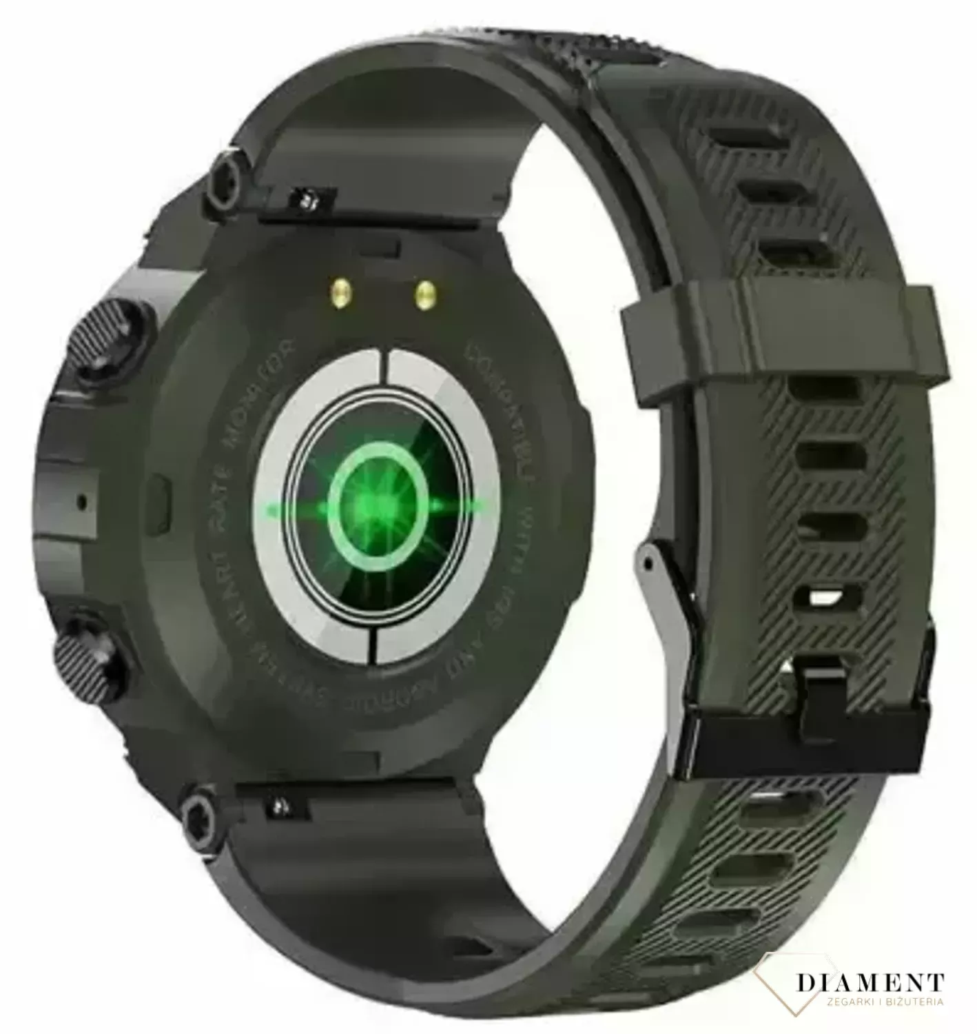Smartwatch męski na pasku Garett Sport Combat RT zielony (1).webp